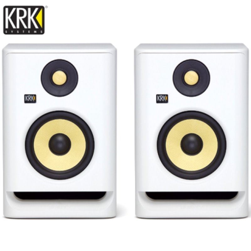 KRK Rokit 8 G4 8인치 니어필드 스튜디오 모니터 스피커 2통 (1조) - 화이트