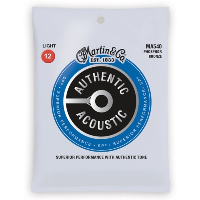 [마틴 공식대리점] Martin MA540 Authentic Acoustic Guitar Strings(012-054)- 마틴 어센틱 스트링