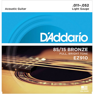 Daddario EZ910 85/15 Bronze, Light, 11-52
